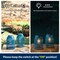 Set of 2/4 9.75"H Metal Solar Powered Edison Bulb Outdoor Hanging Lantern